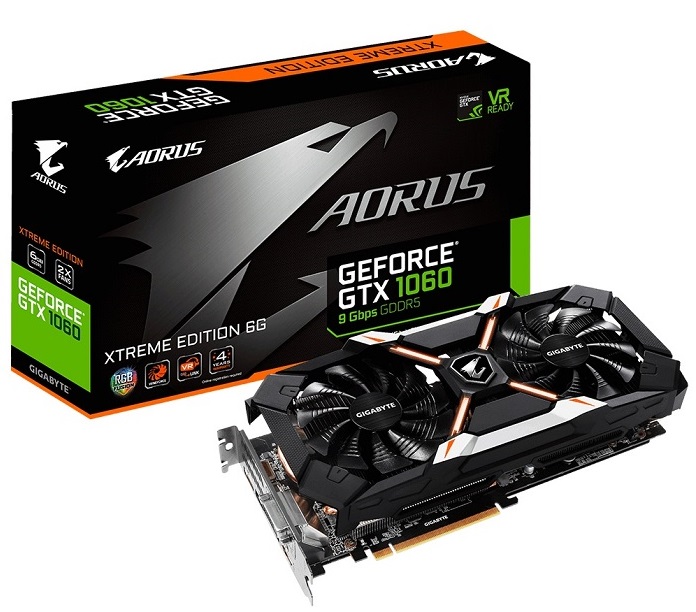 Видеокарта nVidia GTX 1060 Gigabyte GV-N1060AORUS