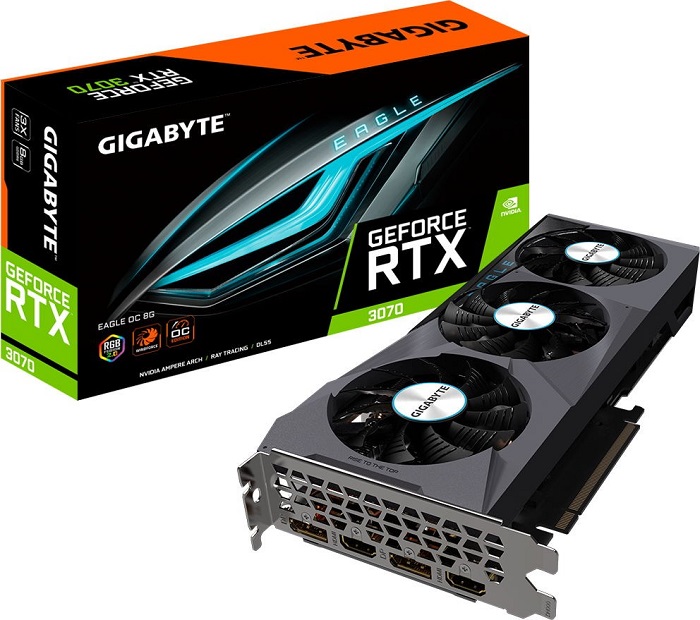 Видеокарта nVidia RTX 3070 Gigabyte EAGLE