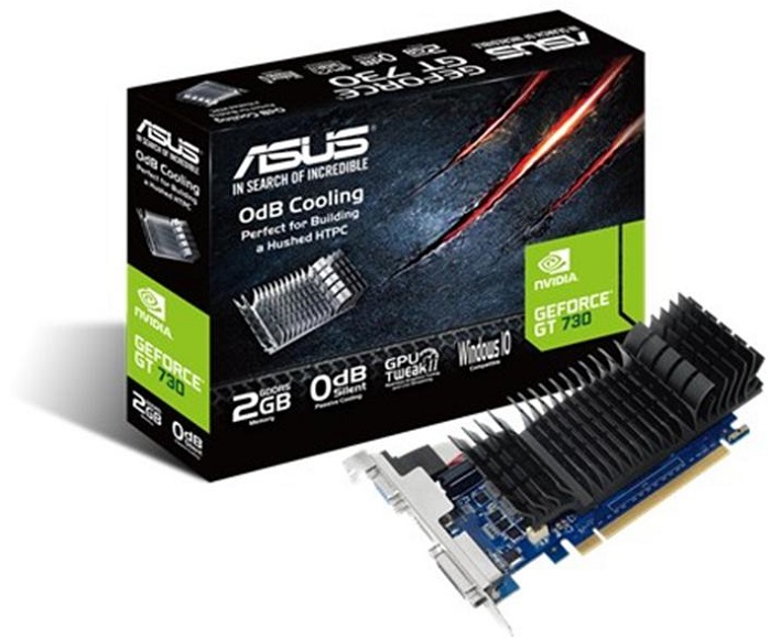 Видеокарта nVidia GT 730 Asus GT730-SL-2GD5-BRK