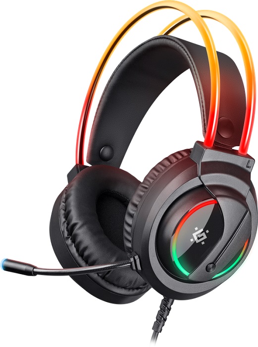 Наушники игровые USB Defender Flame (64555);