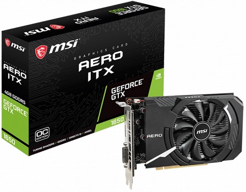 Видеокарта nVidia GTX 1650 MSI GTX