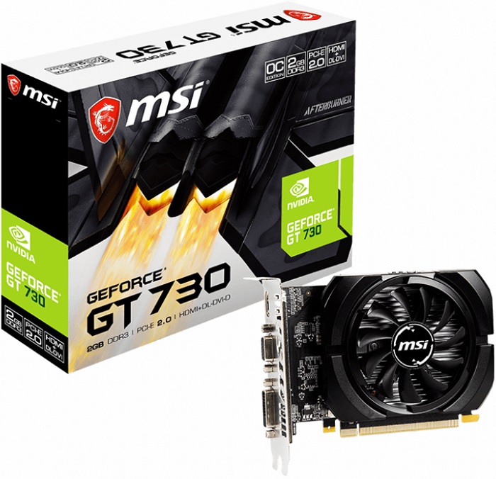 Видеокарта nVidia GT 730 MSI N730K-2GD3/OCV5;