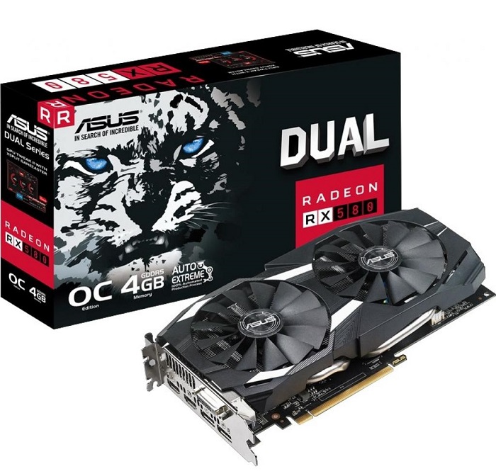 Видеокарта AMD Radeon RX 580 Asus