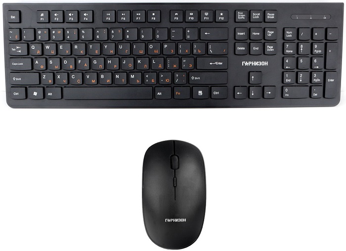 Комплект клавиатура + мышь Гарнизон GKS-130;