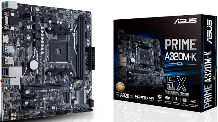 Материнская плата AMD A320 Asus PRIME