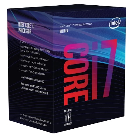 Процессор Intel Core i7 8700; 6x3.2