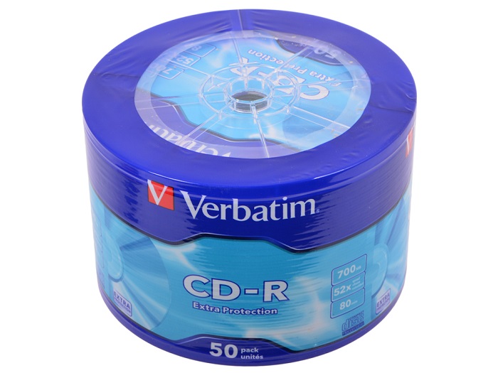 Диск CD-R Verbatim Extra Protection (43728);