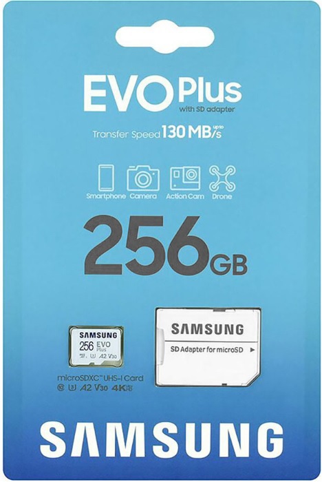 Карта памяти microSDXC 256 ГБ Samsung