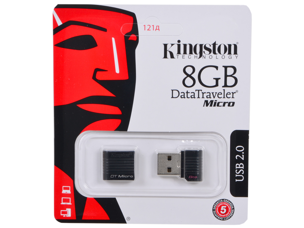 USB-флэш 8 ГБ Kingston DataTraveler Micro