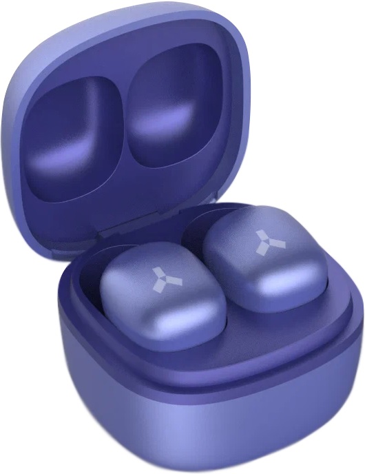 TWS-наушники Accesstyle Candy Violet; вкладыши; 16