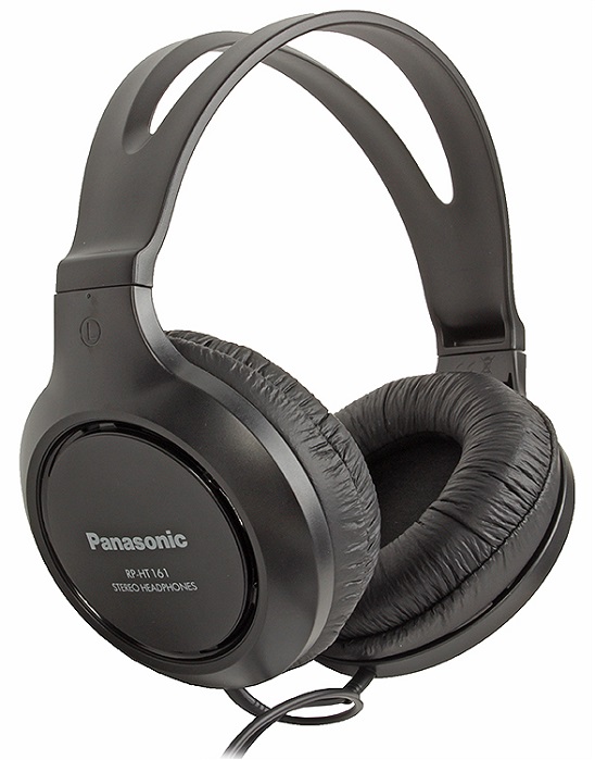 Наушники Panasonic RP-HT161E-K; оголовье; 32 Ом;