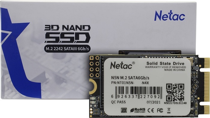 SSD-накопитель M.2 256Гб Netac N5N (NT01N5N-256-N4X);