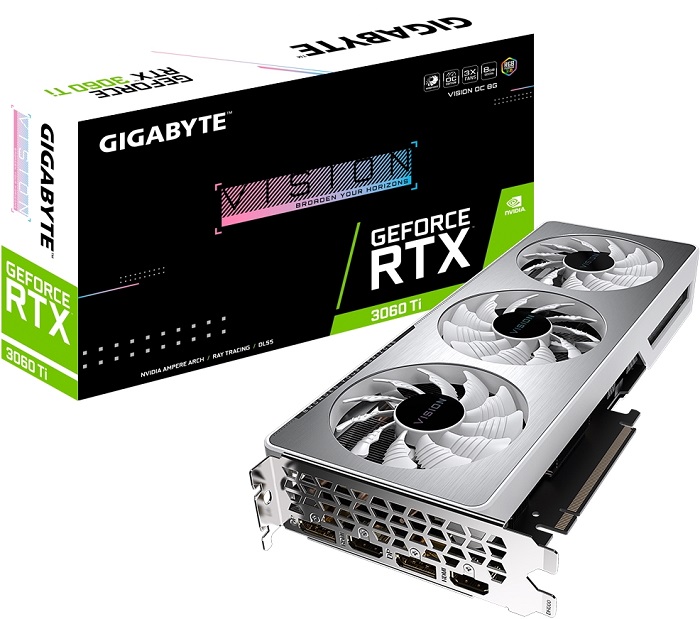 Видеокарта nVidia RTX 3060Ti Gigabyte VISION