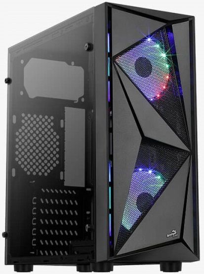 Корпус AeroCool Glider Cosmo-G-BK-v1 (4710562754124); ATX;