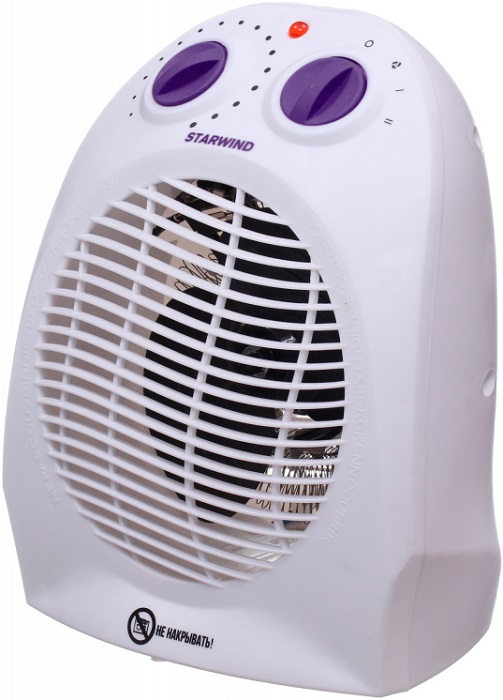 Тепловентилятор StarWind SHV1005; 2000/1000 Вт; 40