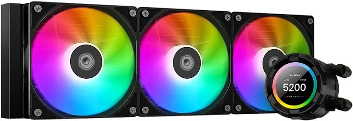 Система жидкостного охлаждения ID-Cooling SL360 XE;