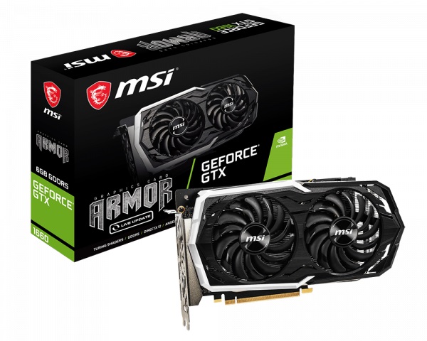 Видеокарта nVidia GTX 1660 MSI GTX