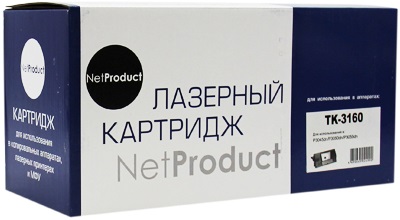 Картридж лазерный NetProduct N-TK-3160; для Kyocera