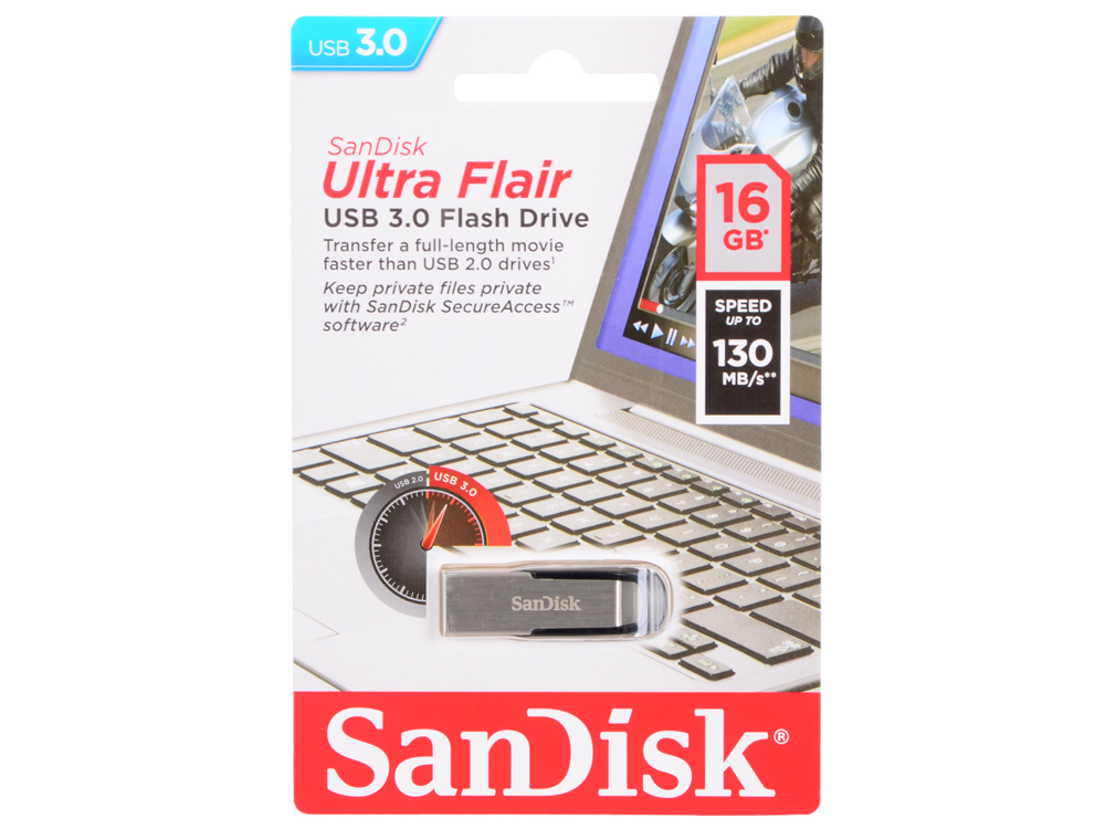 USB-флэш 16 ГБ SanDisk Ultra Flair