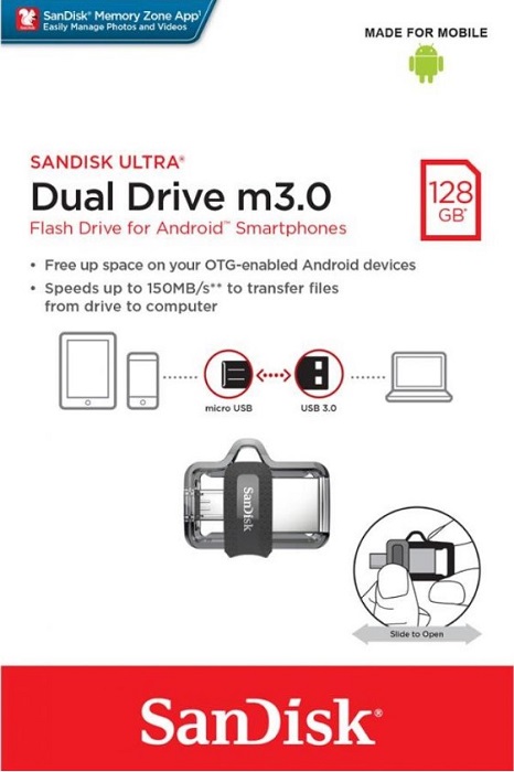 USB-флэш 128 ГБ SanDisk Ultra Dual