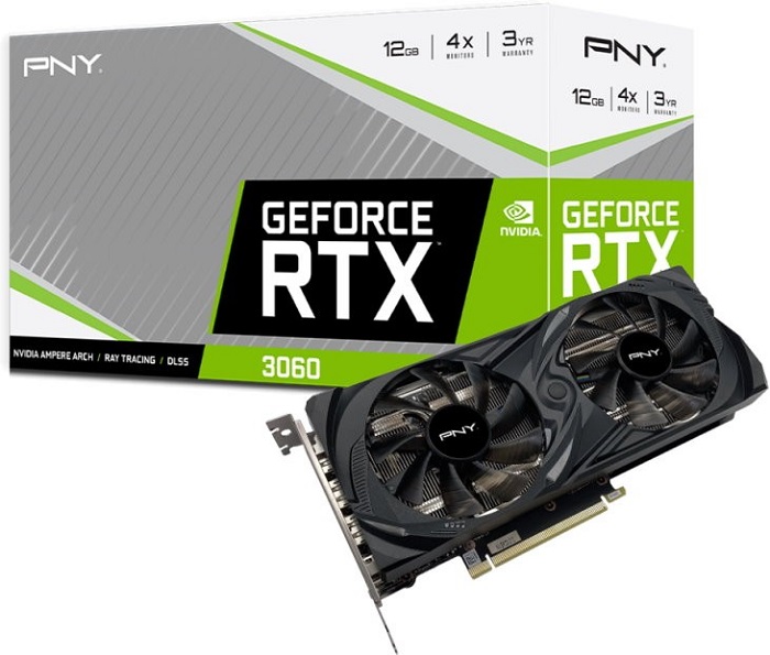 Видеокарта nVidia RTX 3060 PNY RTX