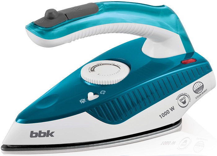 Утюг BBK ISE-1600; 1000 Вт; тефлон;