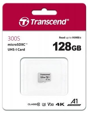 Карта памяти microSDXC 128 ГБ Transcend