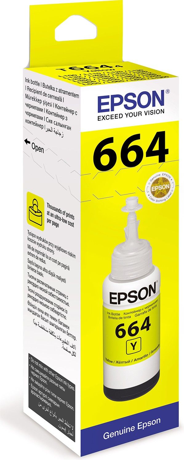 Чернила Epson 664 (C13T66444A/C13T664498); L100/110/200/210/300/355/550/555; 70