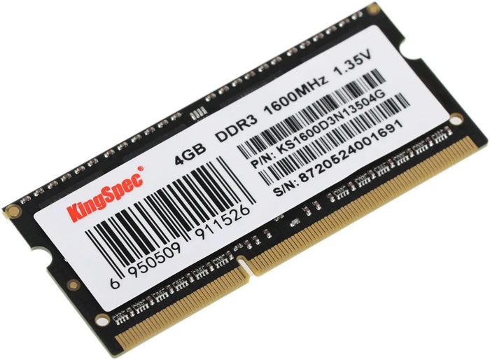 Оперативная память SO-DIMM DDR3 4Гб KingSpec