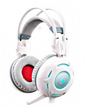Наушники игровые A4Tech Bloody G300 White