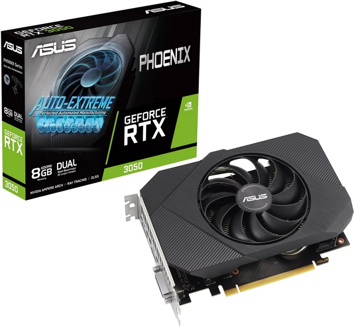 Видеокарта nVidia RTX 3050 Asus PH-RTX3050-8G-V2