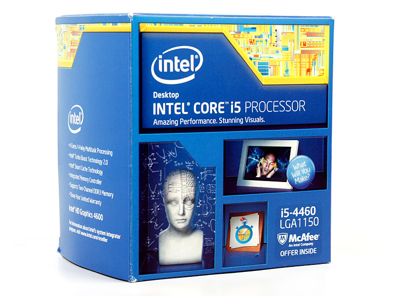 Процессор Intel Core i5 4460; 3.2
