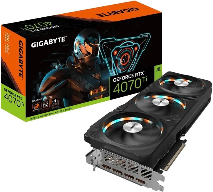 Видеокарта nVidia RTX 4070Ti Gigabyte GAMING