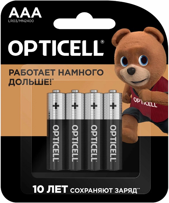 Батарейка AAA OPTICELL Basic; щелочная; 4