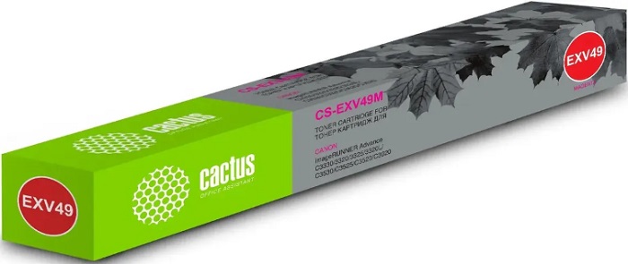 Картридж лазерный Cactus CS-EXV49M; для Canon