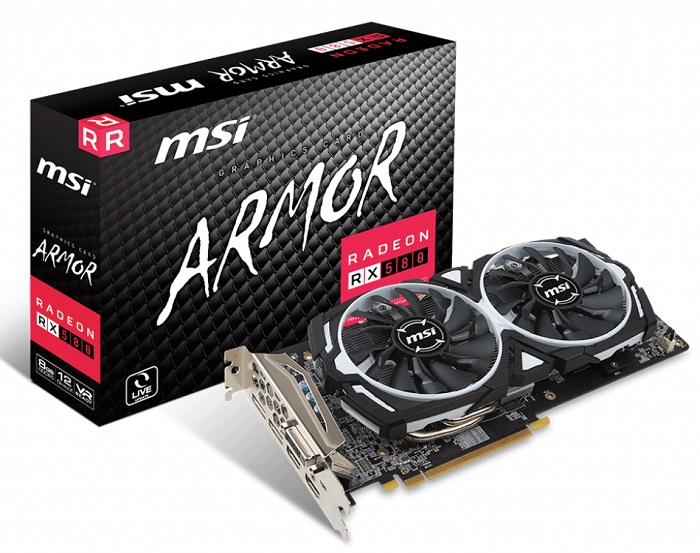 Видеокарта AMD Radeon RX 580 MSI