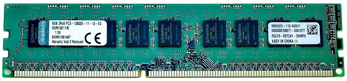 Оперативная память ECC Registered Kingston DDR3