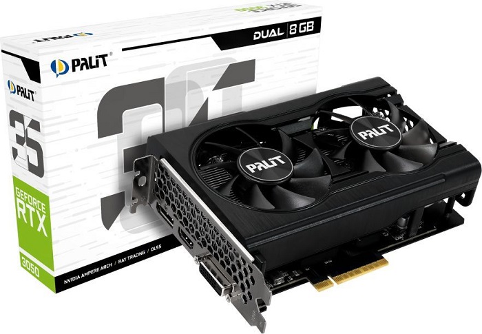 Видеокарта nVidia RTX 3050 Palit GeForce