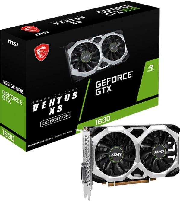 Видеокарта nVidia GTX 1630 MSI GTX