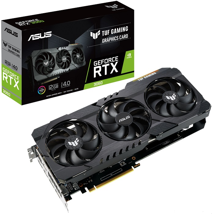 Видеокарта nVidia RTX 3060 Asus TUF-RTX3060-12G-GAMING