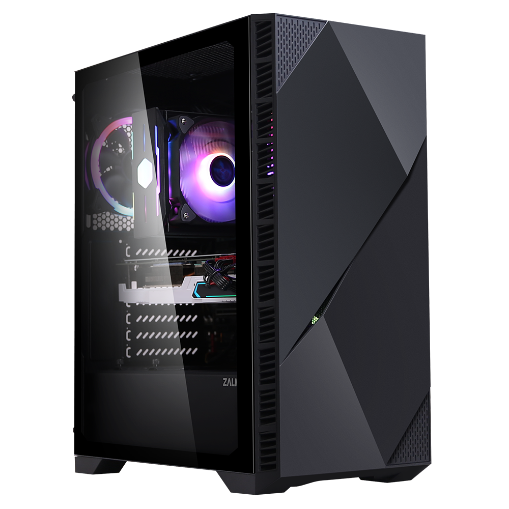 Корпус Zalman Z3 Iceberg Black; ATX;