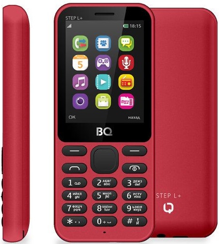 Мобильный телефон BQ StepL+ Red (BQ-2431);