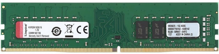 Оперативная память DDR4 16Гб Kingston (KVR26N19D8/16);