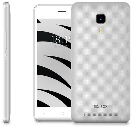 Смартфон BQ Fox 1/8Гб Space Silver