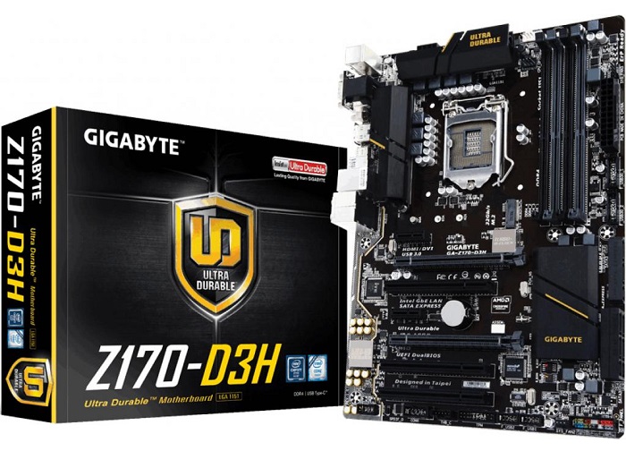 Материнская плата intel Z170 Gigabyte GA-Z170-D3H;