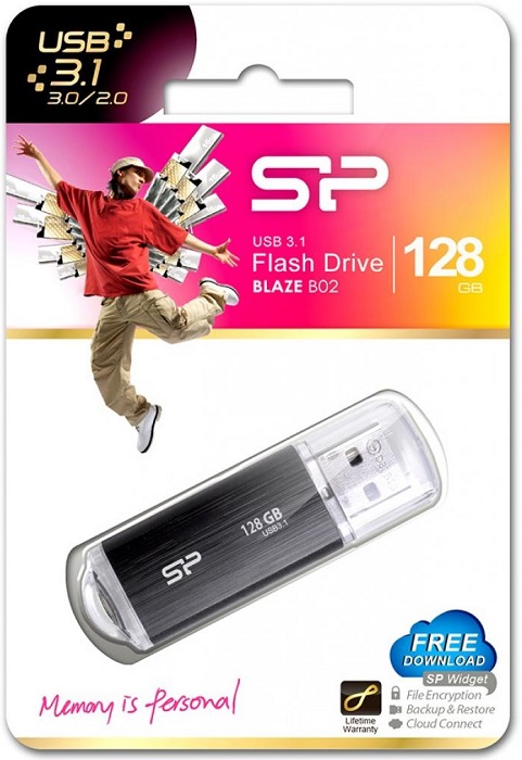 USB-флэш 128 ГБ Silicon Power Blaze