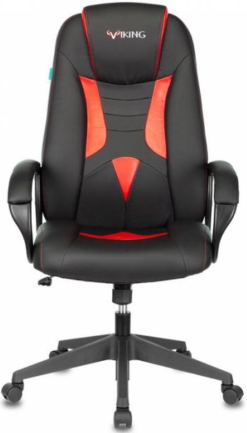 Кресло для геймеров Бюрократ VIKING-8N/BL-RED; черный/красный