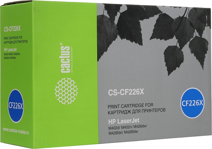 Картридж лазерный Cactus CS-CF226X; для HP