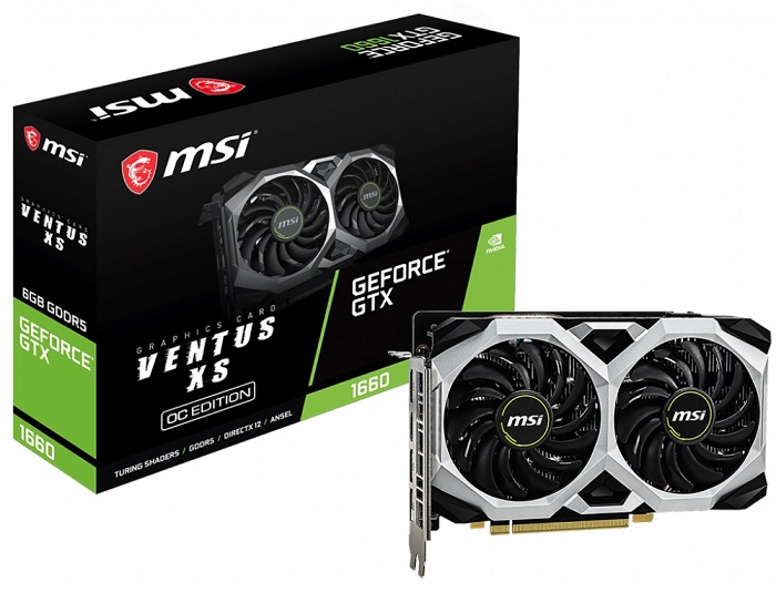 Видеокарта nVidia GTX 1660 MSI GTX