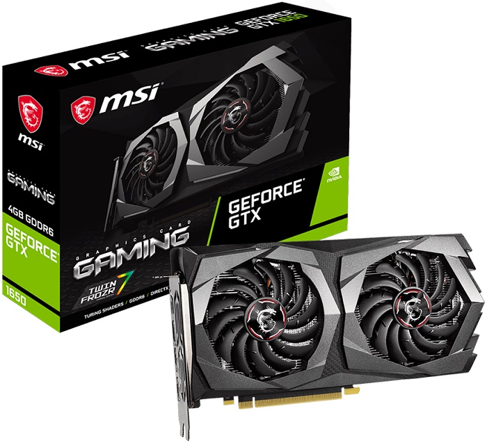 Видеокарта nVidia GTX 1650 MSI GTX